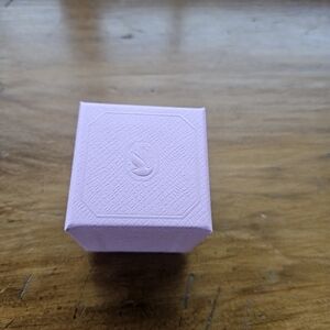Swarovski Light Pink Embossed Ring Box